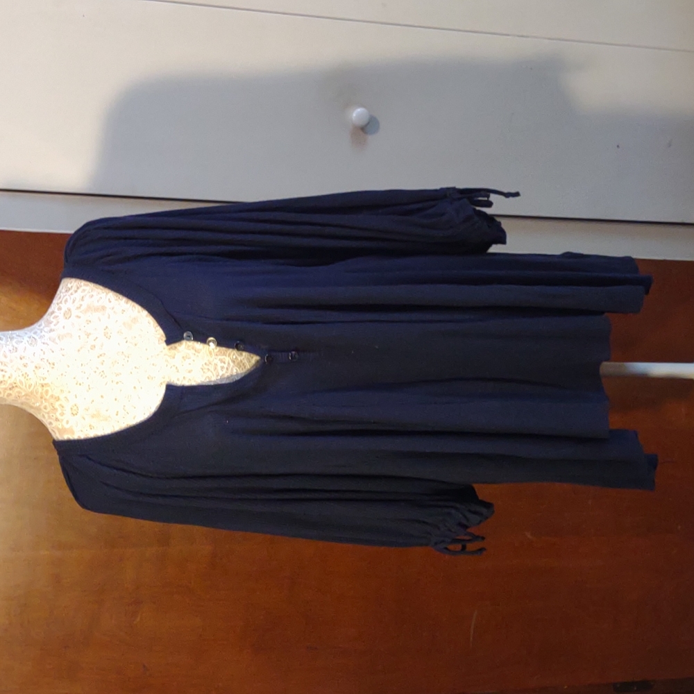 We The Free Navy over sized tunic. Size Xsmall.